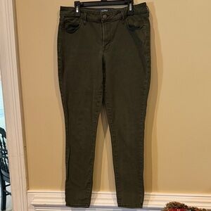 Old Navy Rockstar Mid-Rise Pants in Olive